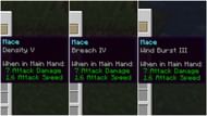 Density, Breach, and Wind Burst are the three new mace enchantments (Image via Mojang Studios)